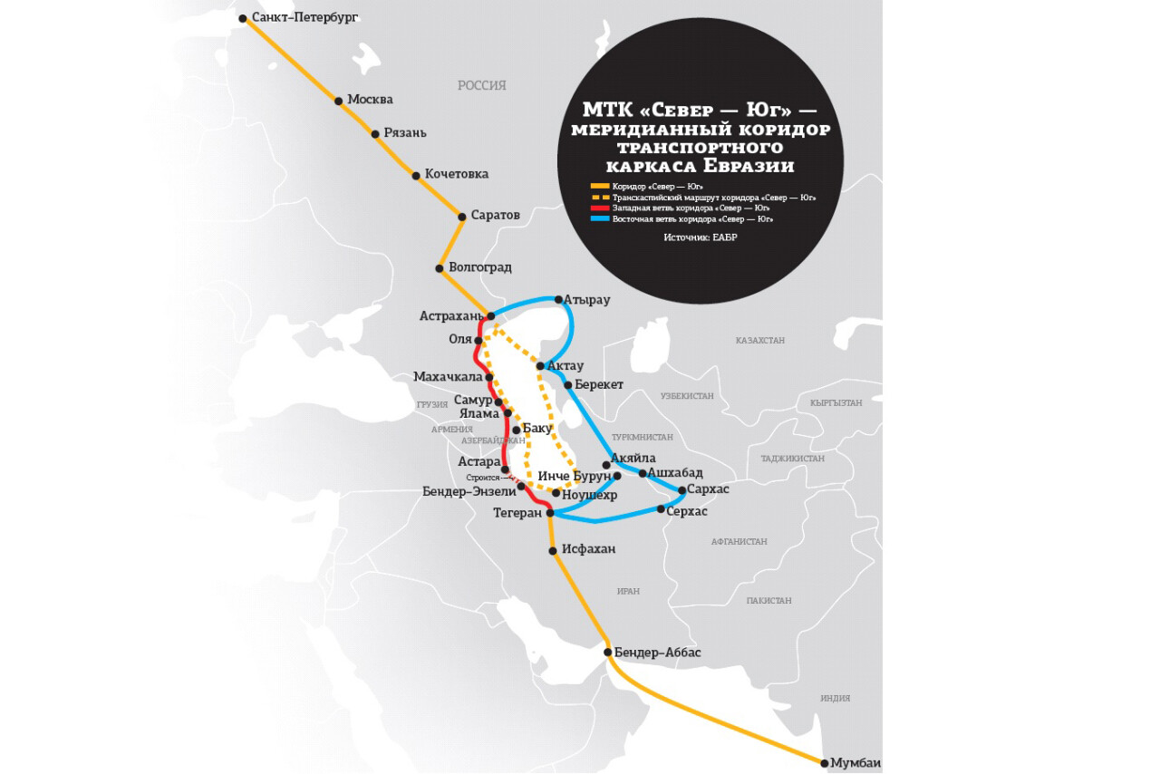 Транспортный коридор «Север – Юг» соединит Россию со странами Африки,  Индокитая и Океании - Dagpravda.ru