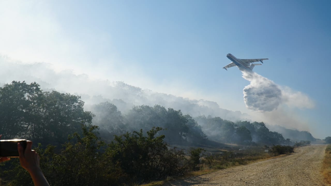 Дагестан Тарки Тау пожарный самолет