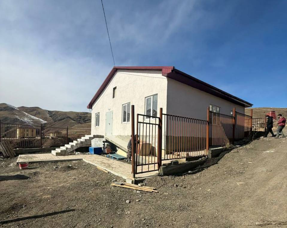 Строительство ФАПа в селе Буршаг подходит к концу