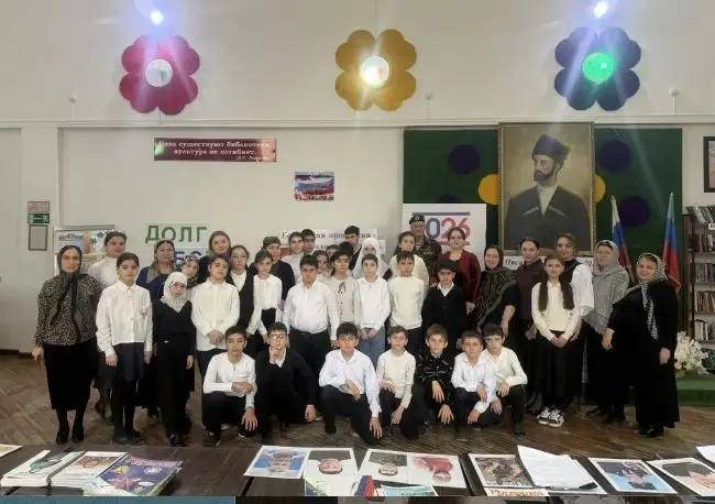 В Карабудахкенте школьникам провели патриотическое мероприятие к Дню защитника Отечества