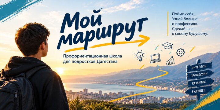 В Дагестане стартовал конкурсный отбор участников проекта «Мой маршрут: профориентационная школа для подростков Дагестана»